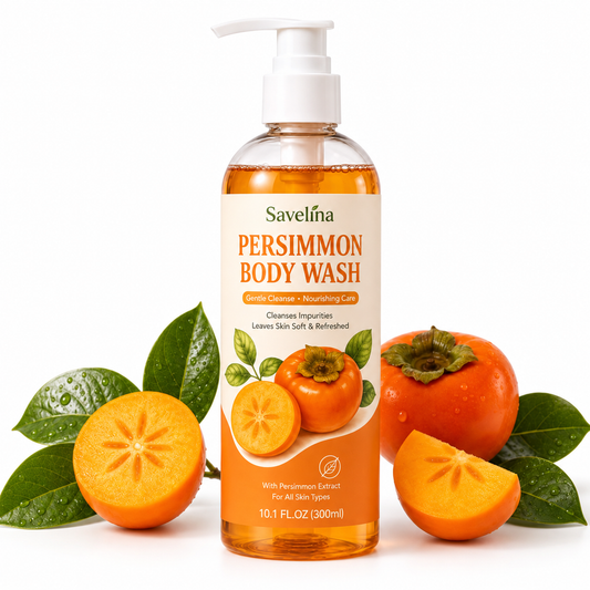 Savelina Kaki Duschgel – Sanfte Reinigung & Frische | 300 ml